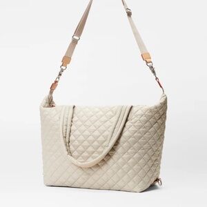 NWT NEW MZ WALLACE LARGE SUTTON TAN ATMOSPHERE CROSSBODY - GREAT TRAVEL BAG!